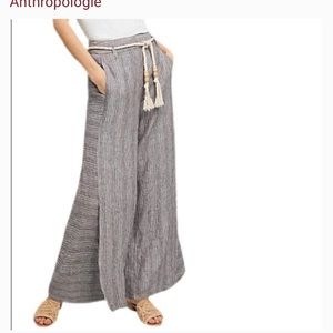 Anthropologie striped trousers